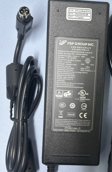 *Brand NEW*FSP FSP084-DIBAN2 12V 7A 4PIN AC DC Adapter POWER SUPPLY